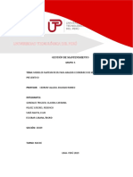 Universidad Tecnológica Del Perú: Gestión de Mantenimiento Grupo: 5