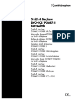 Smith & Nephew Dyonics™ Power Ii Footswitch: Instructions For Use