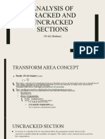 Analysis of Cracked and Uncracked Sections