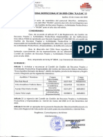 RESOLUCIÓN DIRECTORAL N° 05