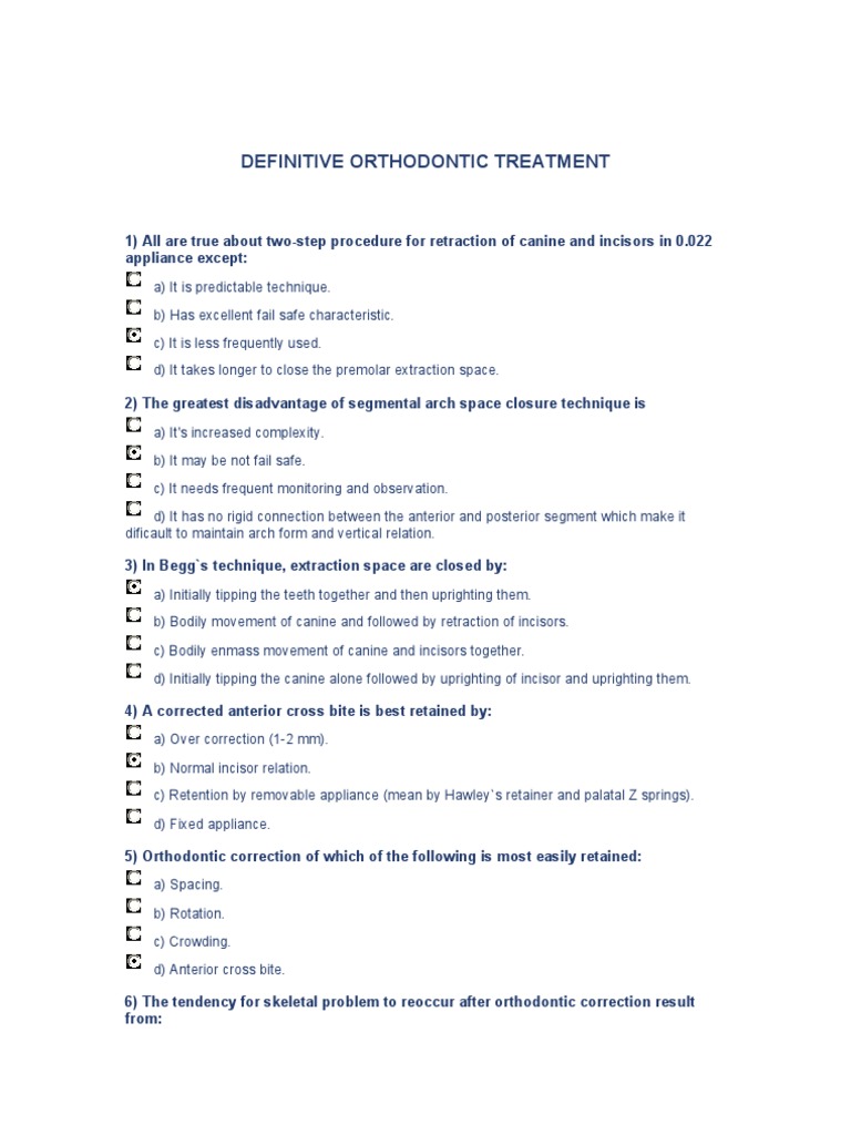Two-Step Canine Retraction Techniques | PDF | Orthodontics | Mouth