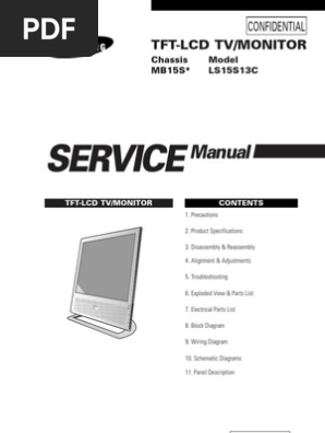Ls15s13c Chassis Mb15s Pdf Electrical Connector Electrostatic Discharge