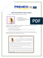 LEEMOS FICHAS INFORMATIVAS SOBRE LOS ANIMALES 02-06-2020 Corregido