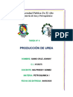 Produccion de Urea - Tarea-Samo Cruz Johnny