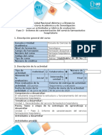 Guia de Actividades y Rubrica de Evaluacion - Fase 2 - Informe de Caracterización Del Servicio Farmacéutico Hospitalario