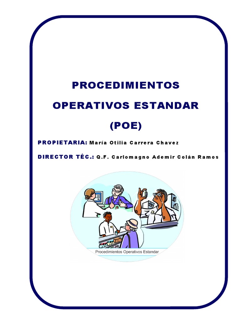 01 Poes Completo Farmacia Enviar | PDF