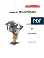 MANUAL DE INSTRUÇÕES COMPACTADOR PERCUSSÃO. Modelo - CP-80 PDF