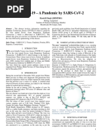 Covid-19 - A Pandemic by Sars-Cov-2: Harsh R Darji (J18Imt601)