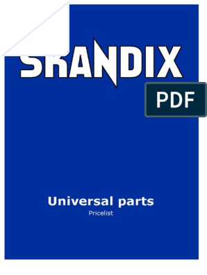 VOLVO SKANDIX - Pricelist - Universal - Parts PDF