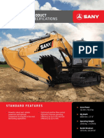 SANY SY215C Specifications PDF