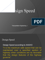 1 - Design Speed Lecture