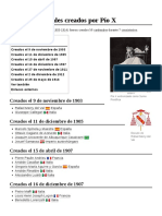 Anexo Cardenales Creados Por Pío X PDF