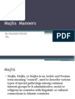 Majlis Manners SALMAN