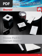 Starrett blocos padrão