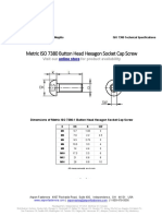 ISO - 7380 - Button Head Hexagon Socket Cap Screw PDF