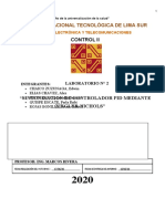 Sintonización de Controlador PID Mediante Ziegler-Nichols