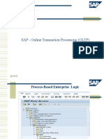 SAP - Online Transaction Processing (OLTP)