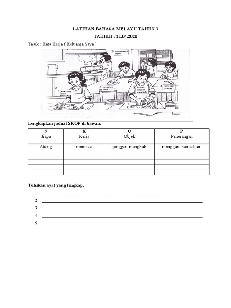 Latihan Bina Ayat Skop Pdf