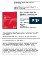 Proceedings of The Musical Association: Rrma18