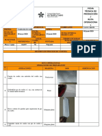 Ficha Técnica de Producción / Ruta Operaciona L: Prehormar