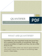 Quantifier: Prepared by Mr. Meyphalla Oudom