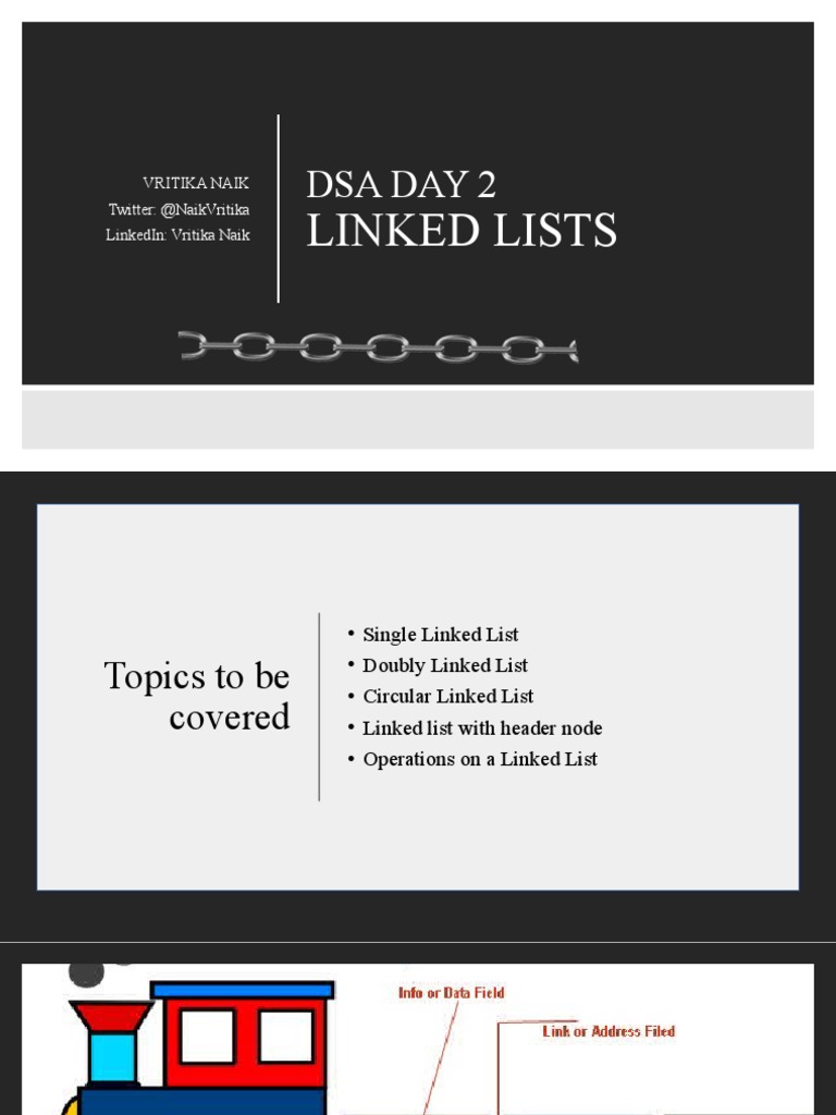 DSA DAY 2 - Linked Lists | PDF