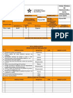 Ficha Técnica DE Producción / Ruta Operacional: Prehormar