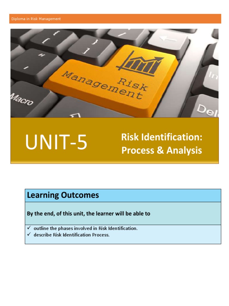 1554207895unit 5 Risk Identification | PDF | Career & Growth | Finance ...
