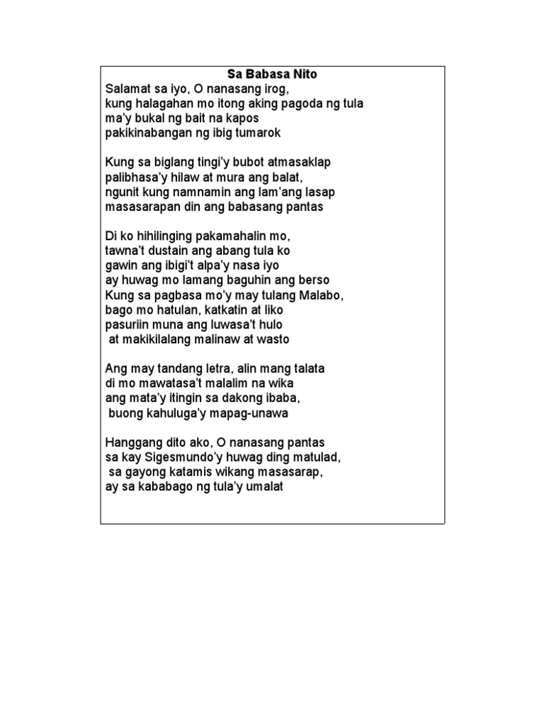 Sa Babasa Nito | PDF