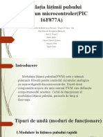 Modulatia Latimii Pulsului Folosind Un Microcontroler (PIC 16F877A)