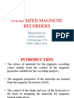 Nano Sized Magnetic Recorders