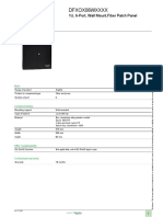 6-Port Wall Mount Fiber Patch Panel Product Datasheet