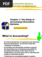 Chapter 1: The Study of Accounting Information Systems