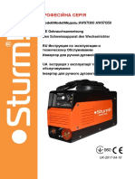 Invertor Sudura AW97I300 AW97I350 - Manual Limba Rusa