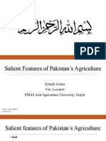 Salient Features of Pakistans Agriculture
