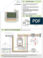 Acrel Meter Installation Three Phase