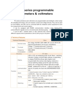 PZ Series Programmable - Ammeters & Voltmeters PDF