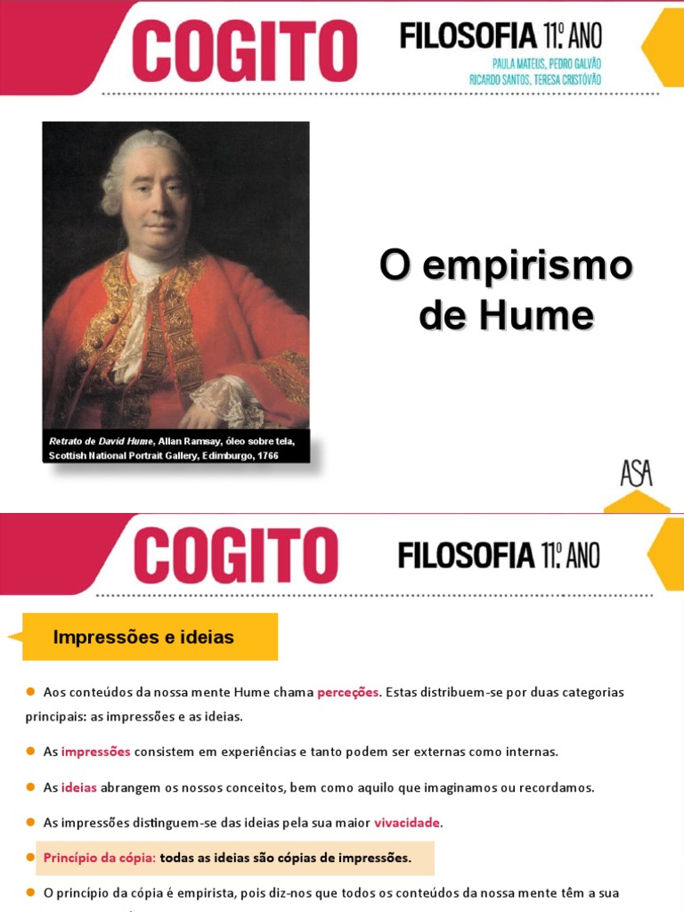 O Empirismo de David Hume | PDF | David Hume | Empiricismo