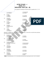 Ntse Delhi 2016 Lat PDF