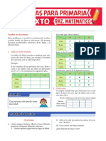 Problemas de Cuadro de Decisiones para Sexto de Primaria PDF