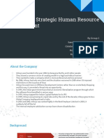 Infosys (A) : Strategic Human Resource Management