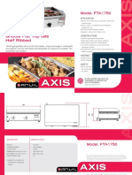 Anvil Gas Griller FTA 1750 PDF