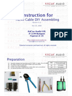 Instruction For: HDMI Cable DIY Assembling