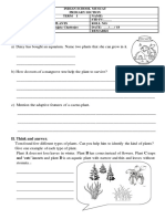 STD IV Science Ws1 Adaptations in Plants 2018