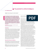 The Potential For Artificial Intelligence in Healthcare PDF