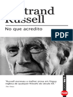 RUSSELL Bertrand. No Que Acredito PDF