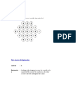 View Answer & Explanation: Answer: 6 Explanatio N: Looking at The Diagram in Rows, The Central Circle