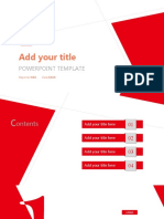 Powerful Red White Business PPT-S