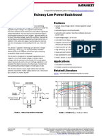 Compact High Efficiency Low Power Buck-Boost Regulator: Datasheet