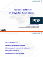 Calidad Del Software en Proyectos Open Source